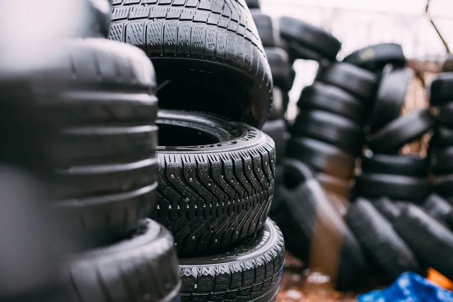 Detalhe de pneu Kumho